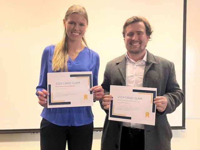 Daniella Walter receives first place in the Engineering category